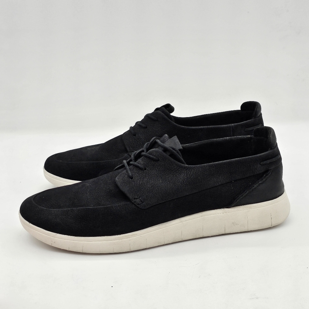 Sperry Coastal Plushwave Womens Black Leather Lace Up Boat Shoe Sneaker Size 11 - Picture 5 of 11
